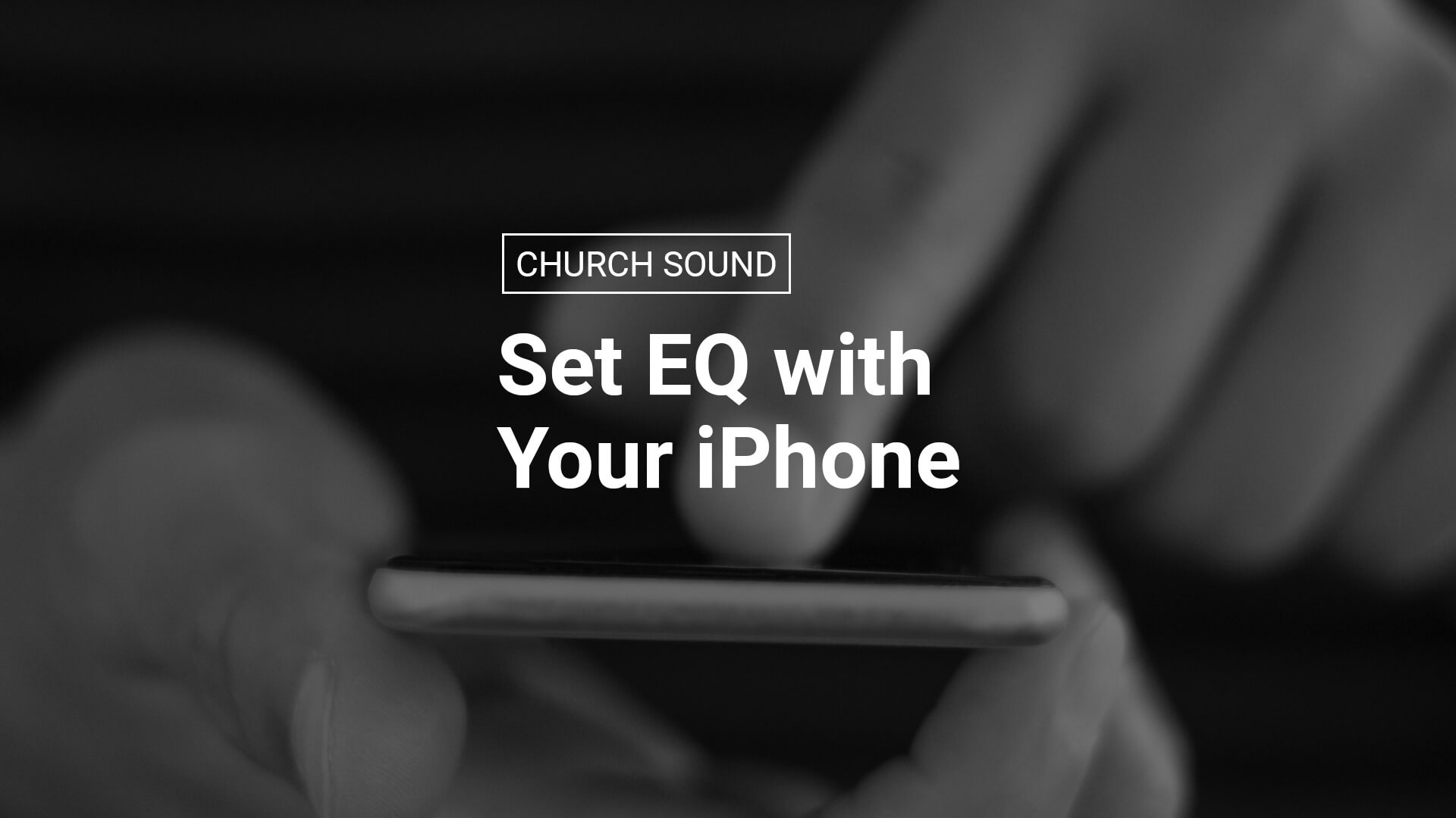 Set EQ with Your iPhone