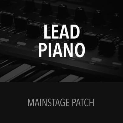MainStage Patch - Lead Piano