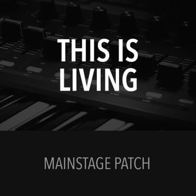 MainStage Patch - This Is Living - Hillsong Young & Free