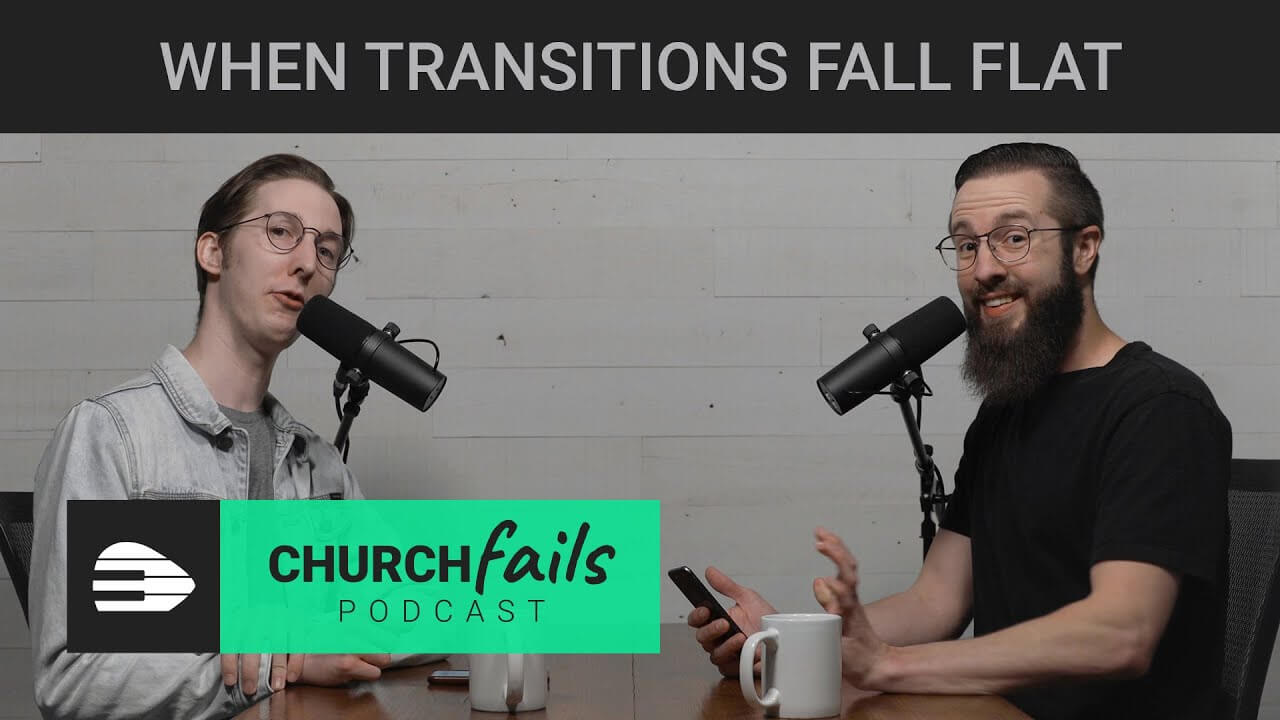 When worship transitions fall flat...