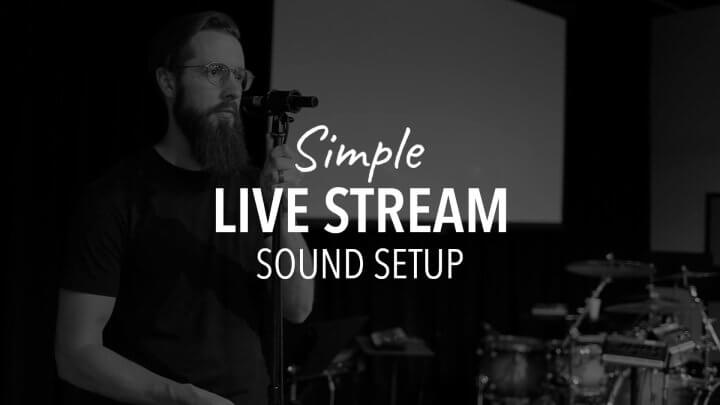 Simple Live Stream Sound Setup