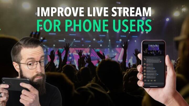 Improve live stream audio for phone users