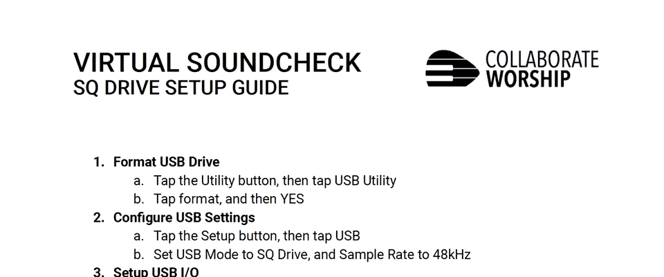 SQ Drive Virtual Soundcheck Setup Guide