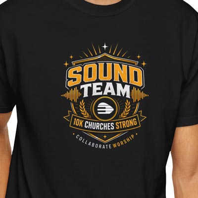 10K Churches Strong - Special Edition T-Shirt - Collaborate Worship